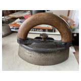 Vintage Sad Iron with Handle