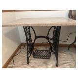 Sewing Machine Base with Marble Top 34ï¿½ x 24ï¿½