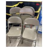 5 Folding Chairs