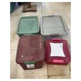 4 Totes with Lids