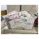 Tote with Towels, Sheets, & Mesh Bag