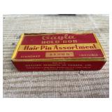 Empty Vintage hair Pin Box