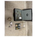 Vintage Collar Tips, Tie Clips, Pins
