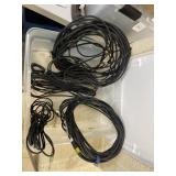 Audio Cables in Tote