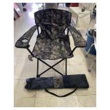 Camouflage Folding Armchair with Carry Bag