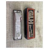 Vintage Hohner Great Little Harp Harmonica in Box