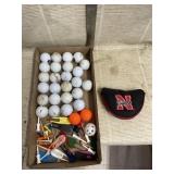 25 Golf Balls, 3Practice Balls, Tees, Markers,