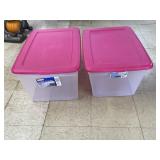 2  Totes with Lids