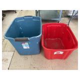 2 Totes- no lids