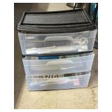 3 Drawer Storage with Contents
