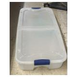 Sterilite Under the Bed 66qt Tote with Wheels