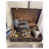 Senco Pneumatic Stapler with Staples in Suitcase,