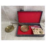 Vintage Balance Scale in Box with Weights