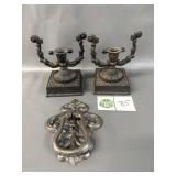 Cast Candle Holder, Door Knocker
