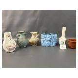Blue Frankoma, Vases