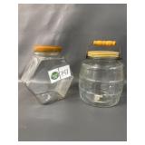 Anchor Hocking Glass Jar with Handle, Canister