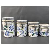 Floral Print Canister Set