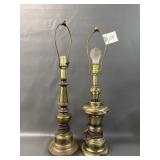 Two Brass Lamps