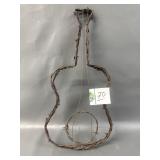 Barbed Wire Guitar Decor