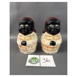 Black Americana Salt & Pepper Shaker
