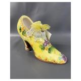 Vintage Glass Shoe