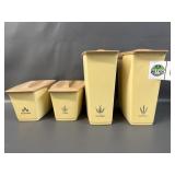Vintage Plastic Canister Set
