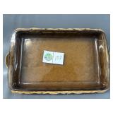 Pryrex Casserole Dish in Wicker Holder