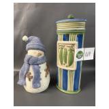 Frosty Cookie Jar, Spaghetti Container