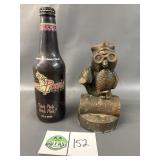 Copper Owl Bank, Bottle