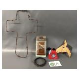 Barbed Wired Cross, PBR Bell, Light Switch Covers