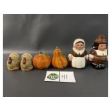 Pilgrim & Fall Salt & Pepper Shaker Sets