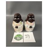 Black Americana Salt & Pepper Shaker