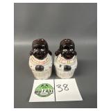 Black Americana Salt & Pepper Shaker