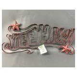 Yeehaw Metal Decor