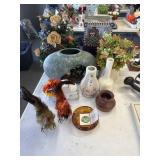 Ashtray, Vases, Floral Decor