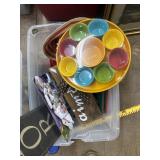 Party Tray, Wood Box, Misc