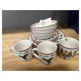 Snoopy Christmas Plates