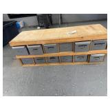 Bolt bin with Bolts & Misc.