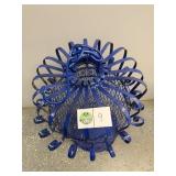 Blue Metal Bird Cage
