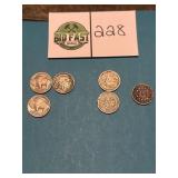 Buffalo Nickels, V Nickels