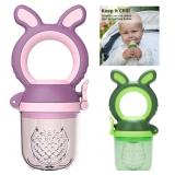 3 in 1 Baby Large-Palm Teether, Food Grade 2pk