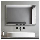 Beveled Polished Edge Frameless Bath