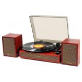 $120 Vinyl Record Player with External Speakers, 3
