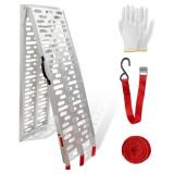 $95 Aluminum Loading Ramp with Handle, 750 Lbs Cap