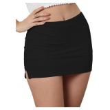 Medium Women's Mini Skorts Mid-Low Rise Mini Skirt