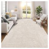 $176 9x12 Washable Area Rugs for Living Room Moder