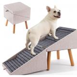 $95 Dog Stairs for Small Dogs 17.13' H, 4-Step Dog