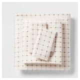 Twin/Twin Extra Long Microfiber Sheet Set Pink Gri