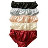 Medium Women 100% Silk Panties Silk Briefs Bikini