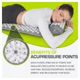 Acupressure Foam Roller (Gray) Mat